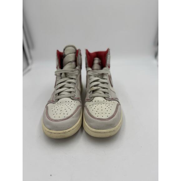 Size 6.5 (GS) - Jordan 1 High Retro Phantom White Red - Picture 1 of 7